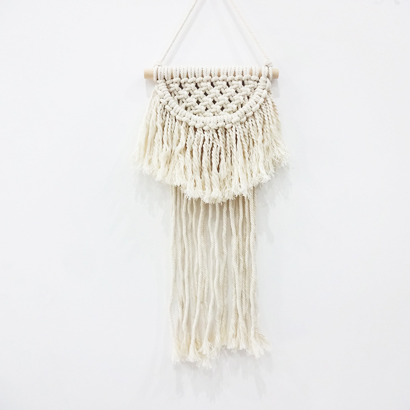 居家装饰挂毯小挂件墙面布置吊挂装饰编织棉线小挂件镂空多层挂毯