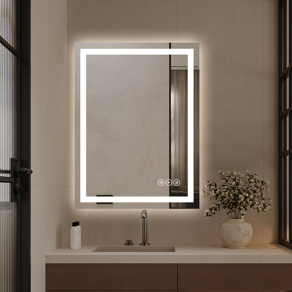 Espejo de Baño Chengtai Mirror Industry, Espejo de Tocador, Espejo de Lavabo, Espejo Inteligente de Pared con Luz, Espejo LED Antivaho