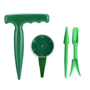 Cross-border supply gardening tools suit seeding seedling removal device hole puncher cutting 4-piece set