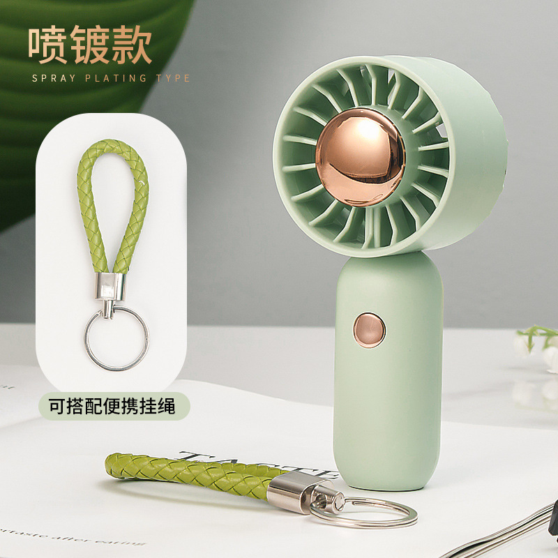 新しいハンドヘルドファン USB 充電式漫画小型ファンポータブル学生ギフトホームデスクトップミニ小型ファン|undefined
