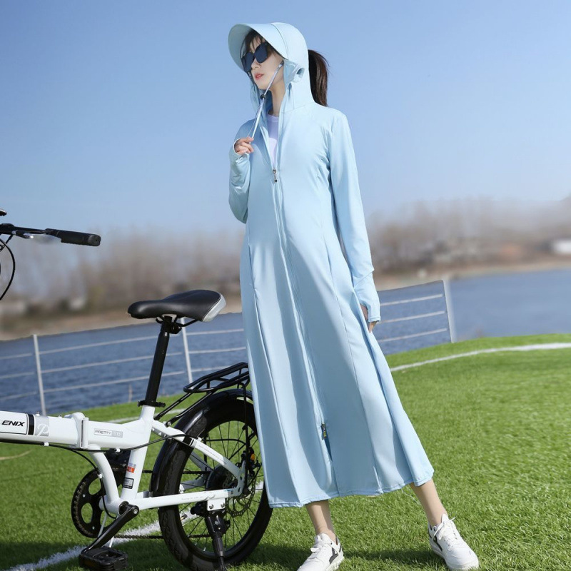 TC 【28万人の賞賛】アイスシルク 日焼け止め服 レディース ロング 2025夏新作 薄手 全身UVカット|undefined