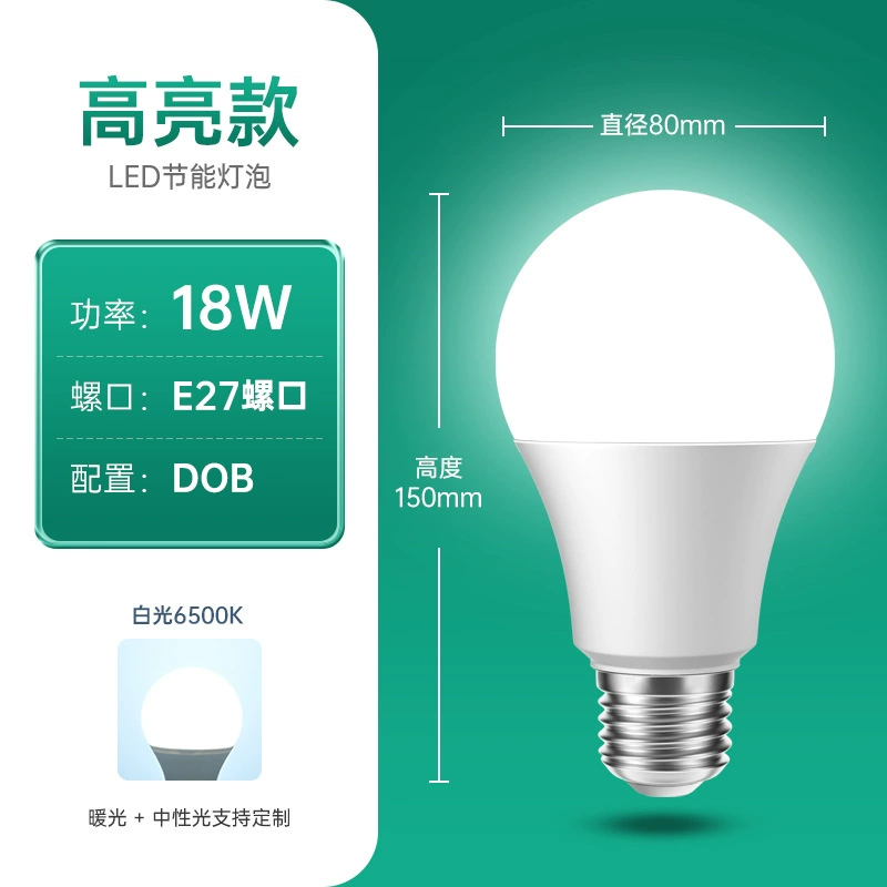 LED bulb, energy-saving lights, with screw socket