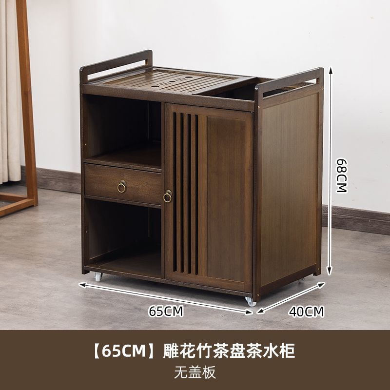 [넓은 수납공간] 서랍이 있는 긴 65mm 단일 도어 - 커버 없음