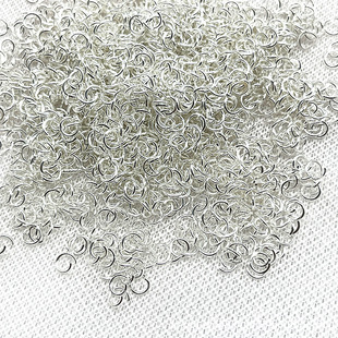 DIY Handmade Jewelry Open Ring Bracelet Necklace Earrings Connecting Ring Jewelry Accessories Single Ring Open Ring