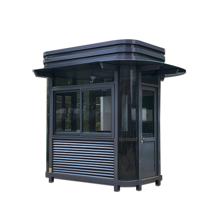 Cabina de seguridad de estructura de acero terminada cabina de Servicio Escolar cabina de seguridad de jardín de infantes cabina comunitaria cabina de peaje