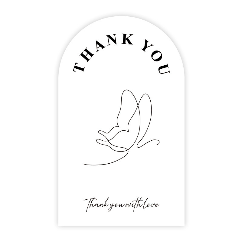 Spot al por mayor rectángulo gracias a la pegatina de sellado de la caja del avión