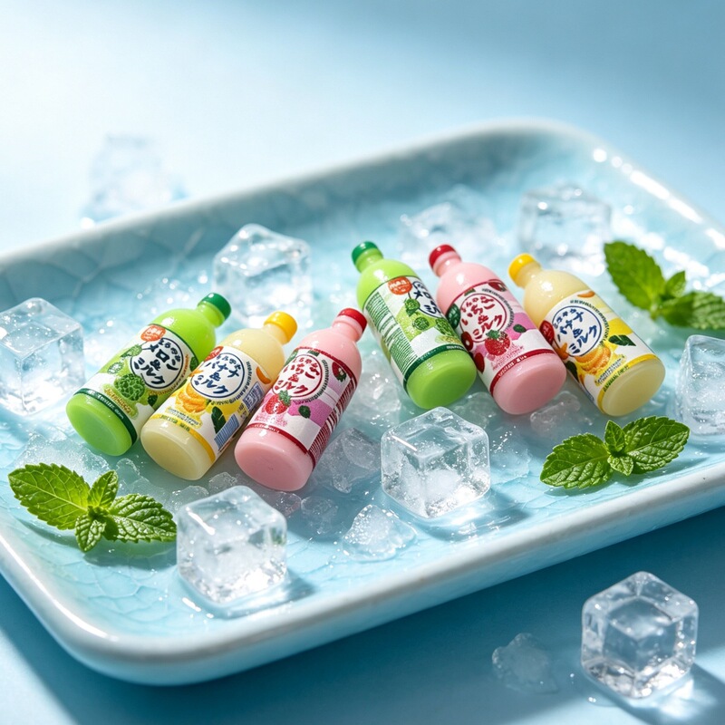 Simulated Japanese Imported Sangaria Milk Bottle Convenience Store Food Toy Keychain Pendant DIY Accessories Simulated Japanese Imported Sangaria Milk Bottle Convenience Store Food Toy Keychain Pendant DIY Accessories
