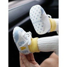 寶寶嬰兒鞋子春秋冬季0一3-6個月8兒男女寶寶學步鞋襪軟底不掉1歲