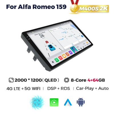 DVD Navigation | Android Car Navigator - m400s-2k-464-eight-core-full-netcom-9863
