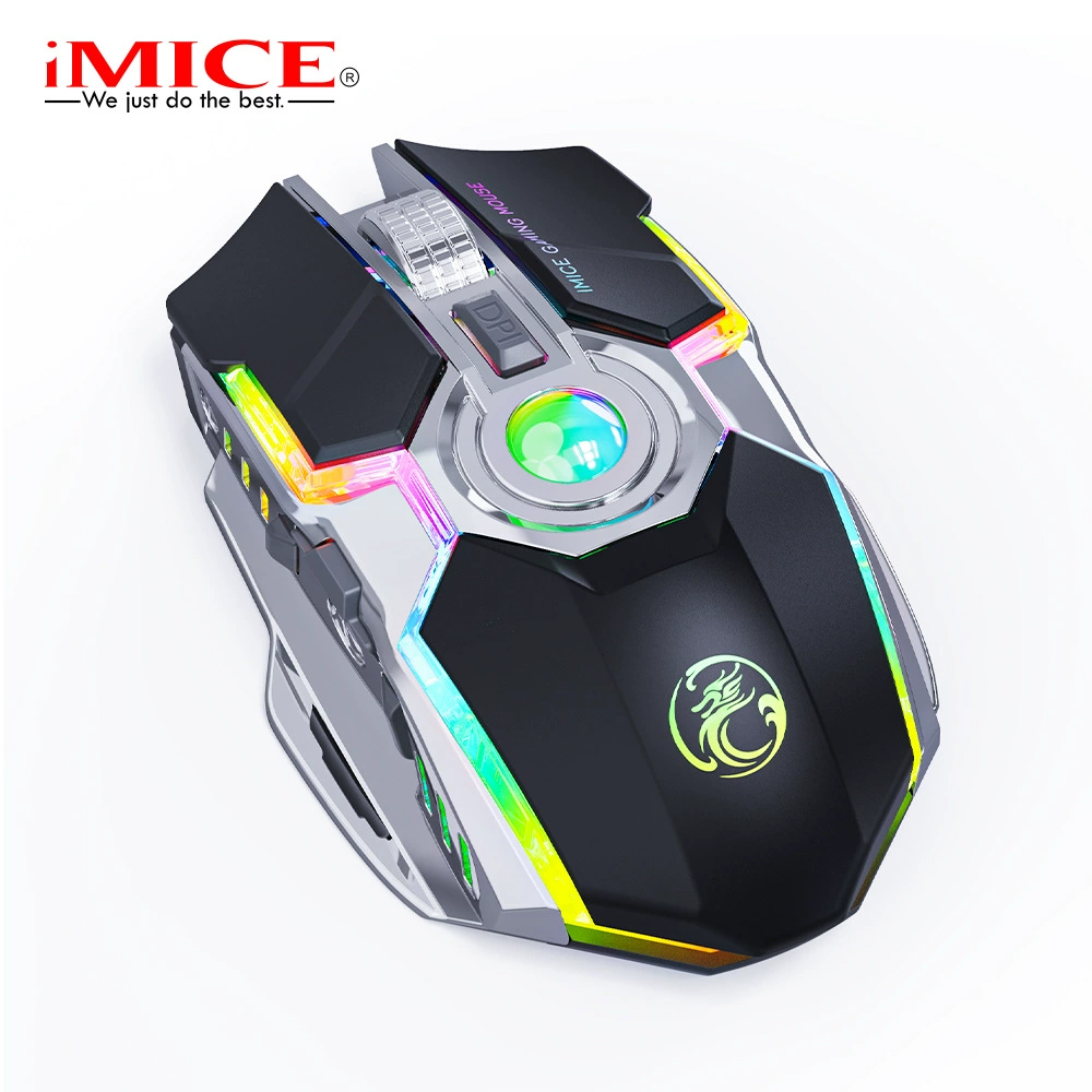 IMICE Brand G7 charging RGB light -emitting wireless game mouse supports charging