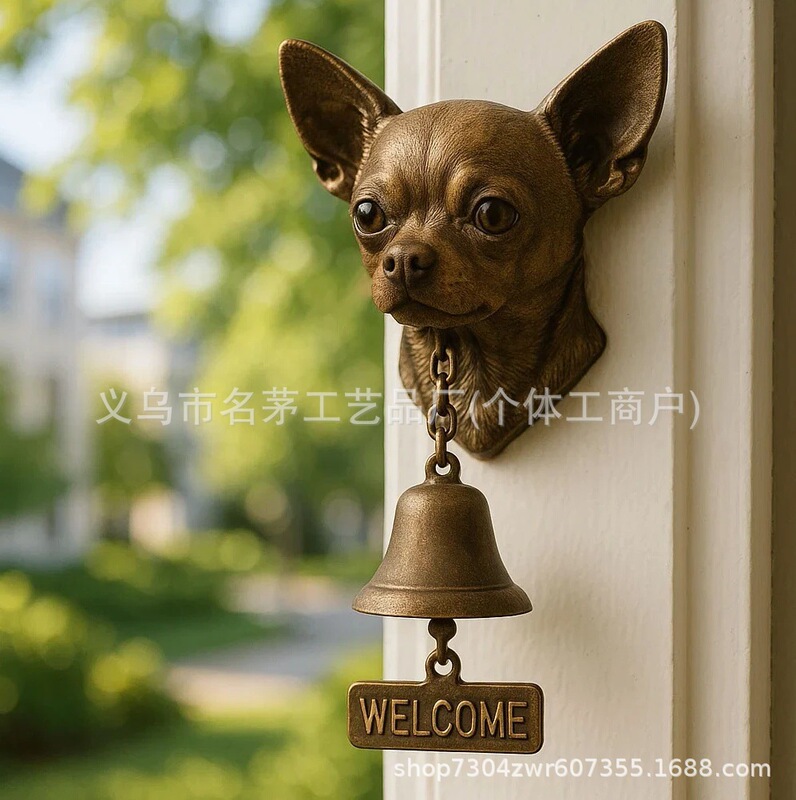跨境新品Basset Hound Welcome Doorbell 动物系列欢迎光临门铃|undefined