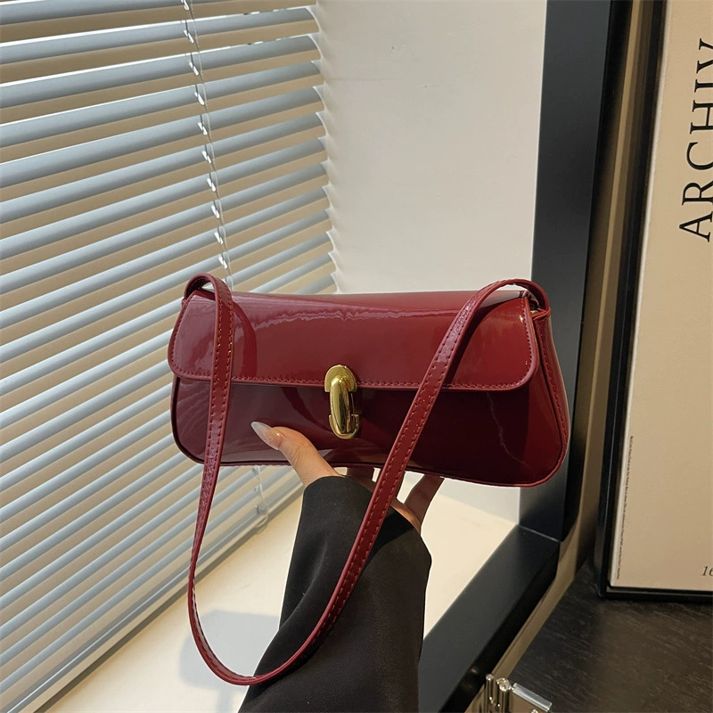 Французская нишевая сумка, стильная сумка под мышками, женская сумка, сумка-багет оптом 2025, новая портативная универсальная сумка через плечо