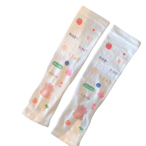 Children's summer ice sleeves, cute arm sleeves for babies, thin ice silk sun protection sleeves for girls, sun protection sleeves for boys