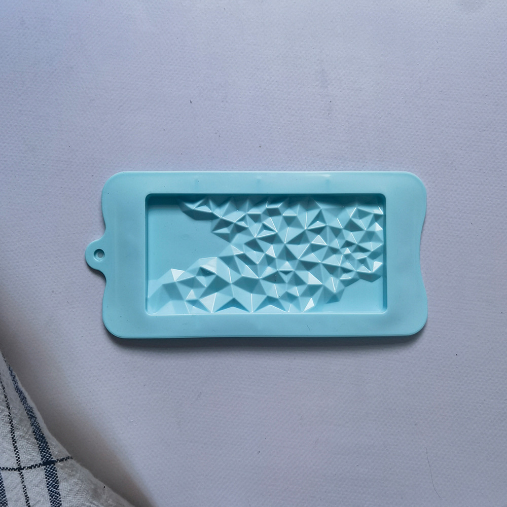 376 chocolate geométrico pastel molde de silicona gelatina torta molde de pan herramientas de horneado