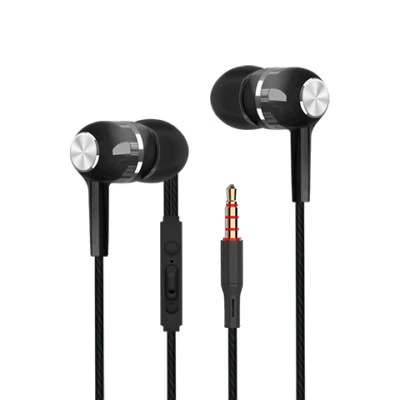 Wired earphones (VPB) S12, deep bass, inline control with microphone