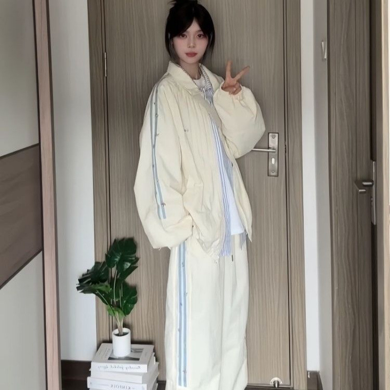 少女韩版宽松显瘦套装时尚秋季开衫跑步卫衣休闲两件套卫衣套装|undefined