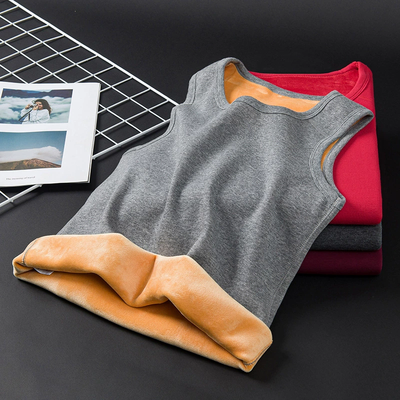 Зимний теплый жилет для мужчин, больших размеров, хлопковый, на флисовой подкладке, утолщенный, свободного кроя, можно носить как утепленный и теплый.