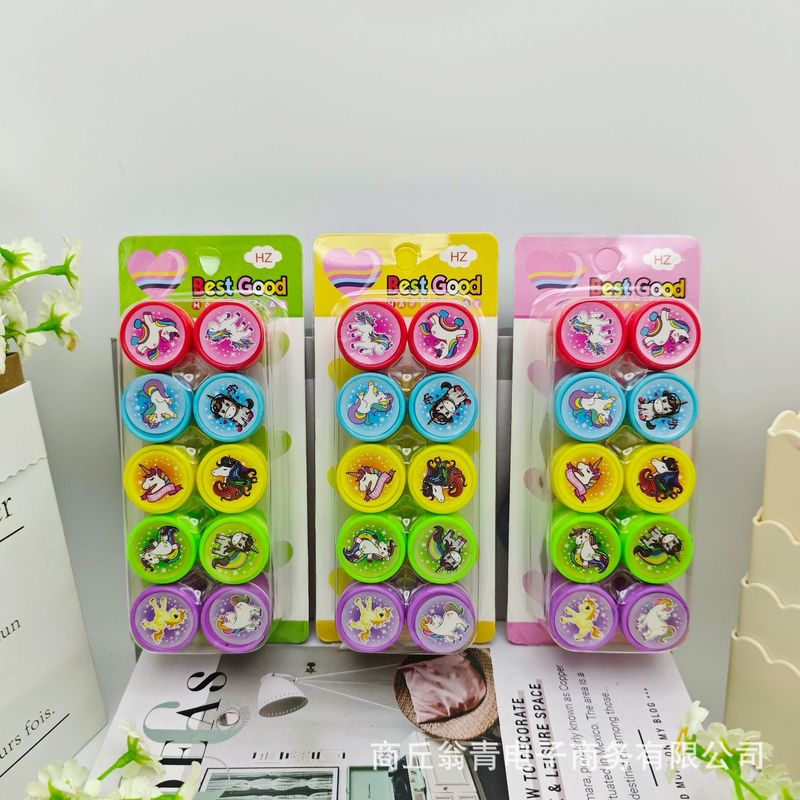 卡通可爱凯蒂猫10入印章创意高颜值hellokitty儿童奖励印章盖章|undefined