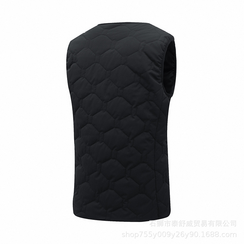 Chaleco de calefacción inteligente transfronterizo área 20 USB temperatura constante calefacción eléctrica chaleco hombres y mujeres mismo cuello en V calefacción eléctrica ropa de calefacción