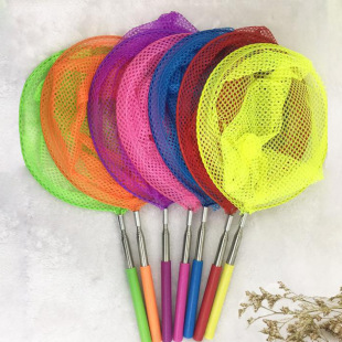 Directly supplied butterfly net dragonfly net stainless steel telescopic insect net stainless steel telescopic children's fishing net children's net fishing