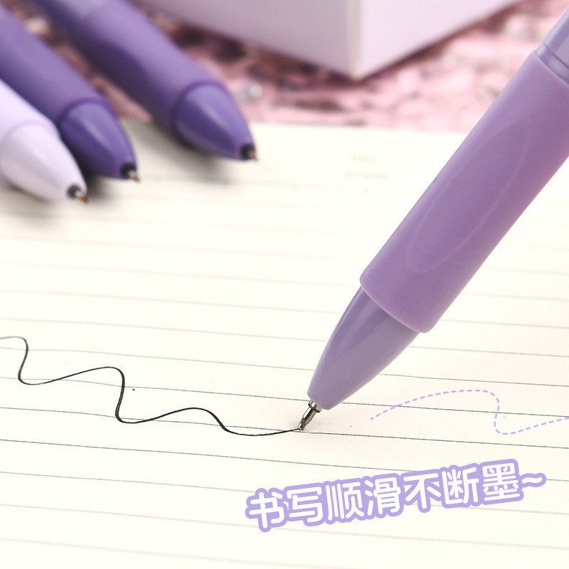 Bolígrafo de gel retráctil con punta ST de 0.5 mm, estilo INS, papelería moderna, alto valor estético, secado rápido, bolígrafo para práctica de exámenes, en stock.