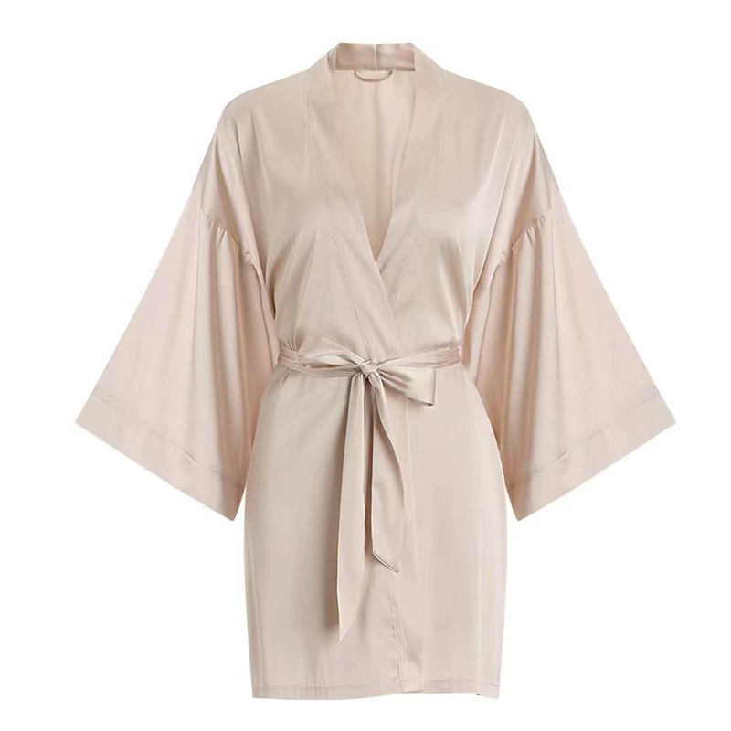 Meishilan bathrobe without suspension single -piece bathrobe 169