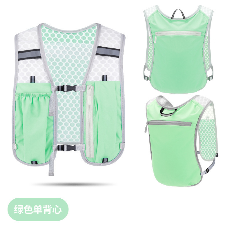 ランニング携帯電話バッグ、アウトドア登山ベストバッグ、サイクリングハイキングベストバッグ、軽量スポーツ収納バックパック、ウォーターボトルバッグ|undefined