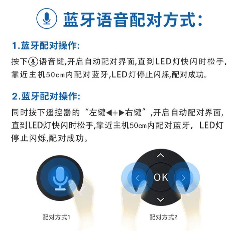 Совместимый умный проектор, пульт с аксессуарами, Bluetooth