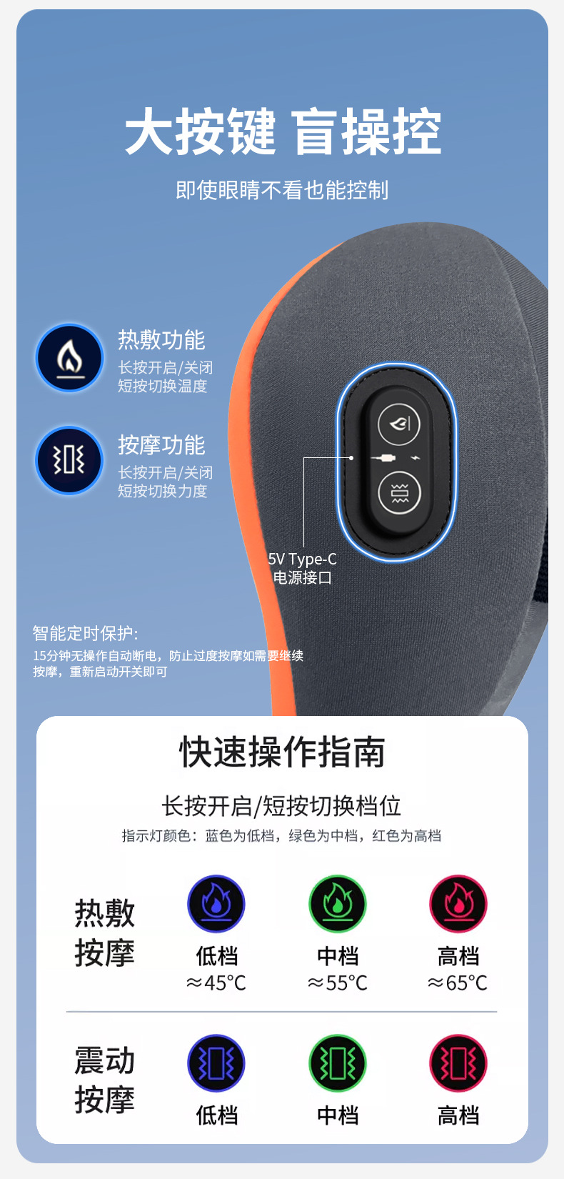 Car headrest lumbar support full body neck pillow lumbar cushion driving seat backrest car back driving waist heating lumbar support
