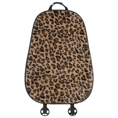 Cross-Border Leopard Print Car Seat Seat cushion, seat cover - rabbit-fur-leopard-print-cushion-backrest