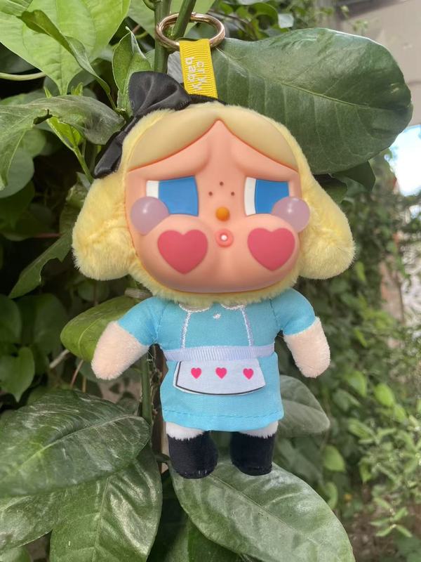 POPMART泡泡玛特CRYBABY眼泪工厂系列搪胶脸毛绒盲盒潮流挂件周边|undefined