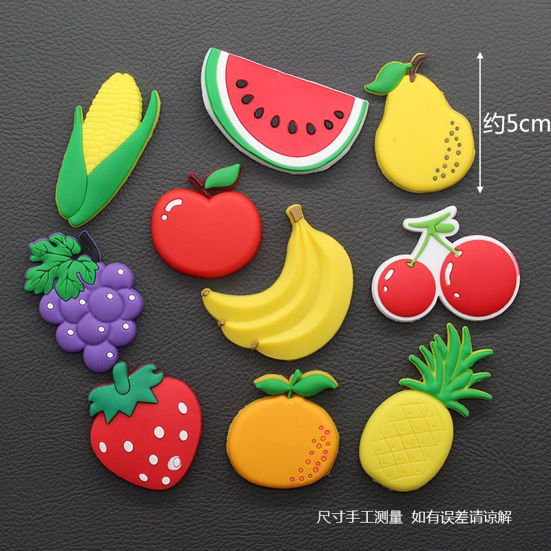 Pegatinas magnéticas pegatinas de refrigerador pegatinas creativas dibujos animados lindos un conjunto de automóviles pegatinas de educación temprana para niños antichoque