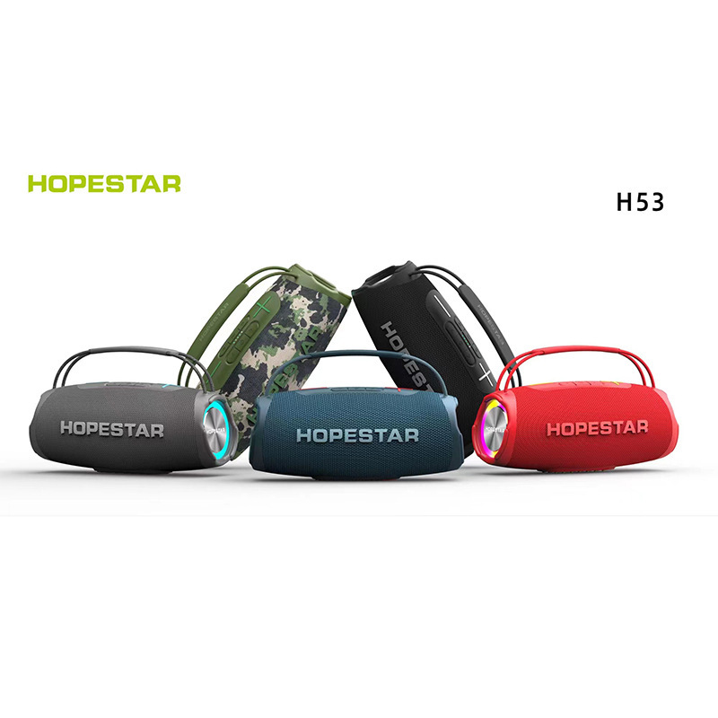 H53ワイヤレスbluetoothスピーカー防水ポータブル屋外ポータブルラグビーハイパワーデュアルスピーカーmp3プレーヤー|undefined