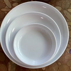 廠家銷售仿瓷塑料墨盤墨碟毛筆書法 白色陶瓷調色盤盛墨水碟批發