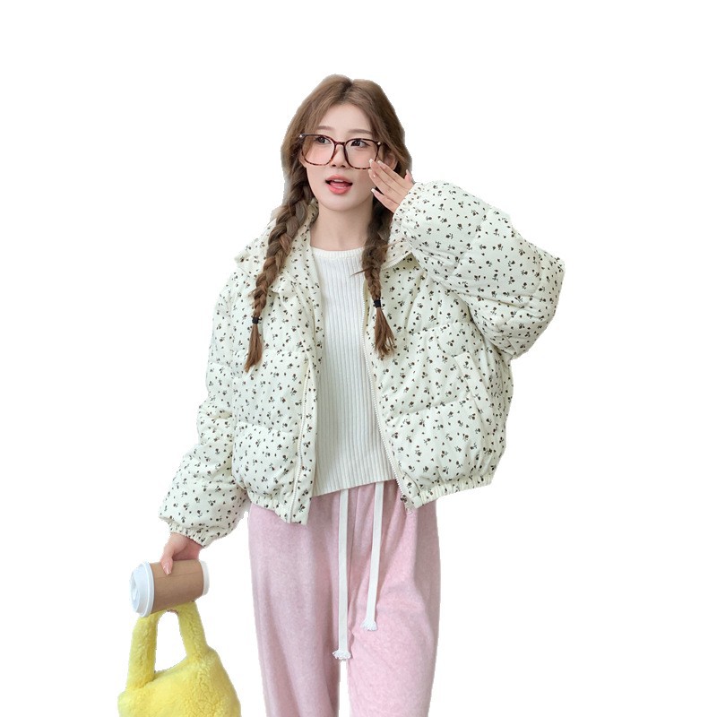 Invierno de algodón chaqueta corta de mujer invierno 2025 nuevo tipo coreano de pan cálido chaqueta de algodón chaqueta de algodón gruesa image 5