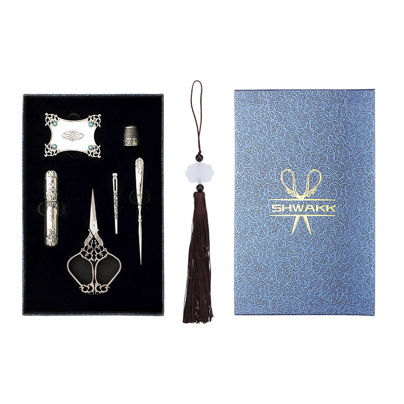 [스페셜 세일] 빈티지 가위 클래식 릴리 가위 가정용 수제 유럽 소형 가위 자수 천 가위 도매