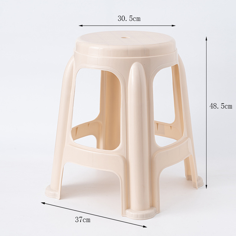 家用登高凳子方圆凳40cm45cm高熟胶方凳板凳熟胶大号朔料熟料便携|undefined