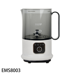 Cross-border multifunctional electric milk bubble pot automatic transparent acrylic milk frother hot and cold flower milk bubble pot