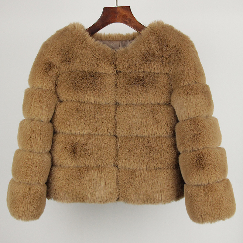 Dameskleding bontjas dames winter nieuwe bontmode warme bontjas bontjas_voghion.com