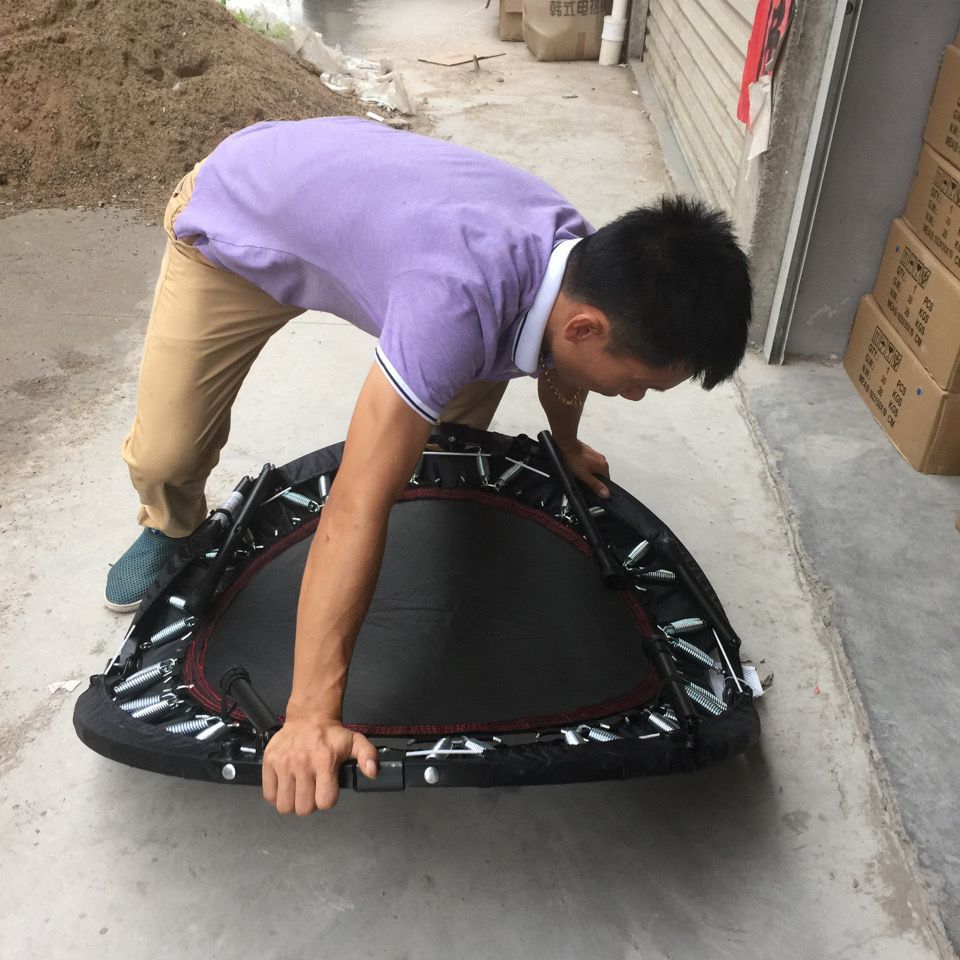 Strengthened Trampoline for Home Children's Indoor Children's Bouncing Adult Fitness Weight Loss Foldable Small Trampoline