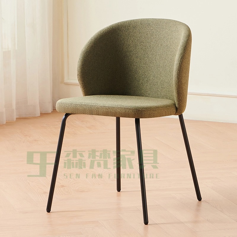 Sillas de comedor de lujo ligero para el hogar, taburetes de mesa de comedor de diseño de restaurantes italianos nórdicos.