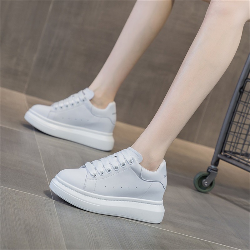 Giày sneaker nữ chunky đế dày phong cách McQueen mới xuân hè 2025, tăng chiều cao — 6706 tăng chiều cao [đuôi trắng], 6706 Tăng chiều cao của đuôi đen]