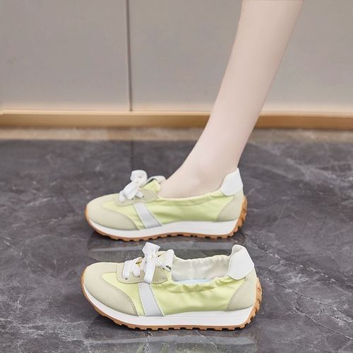 Asgar Women's Spring and Autumn Style Low-Top Sports Shoes with Soft Soles, Non-Binding and Matchable with Skirts, Dopamine White Sneakers, Trendy