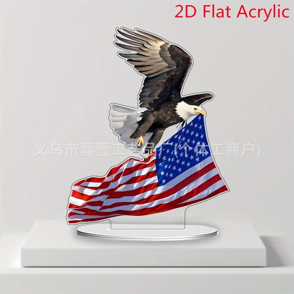 Table acrylic decorations for living room, USA, eagle