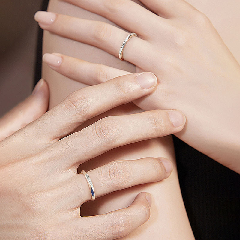 Sunrise Möbius Ring - Minimalist And Unique Infinity Love Couple's Adjustable Open Ring, Gift_voghion.com