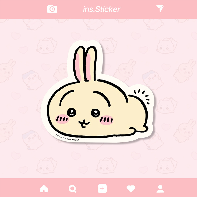 Creativa almohadilla de ratón simple Ica alienígena pequeña Usaki juegos de oficina de goma de goma antideslizante dibujos animados lindos