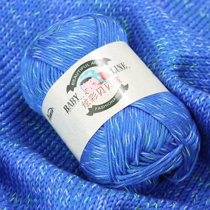 炫彩贝贝绒毛线儿童线宝宝毛线钩包中粗手编线钩编玩偶线厂家批发