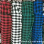 爆款 色织格子布 毛呢格子布 1021A  红黑格 黑白格 绿黑格