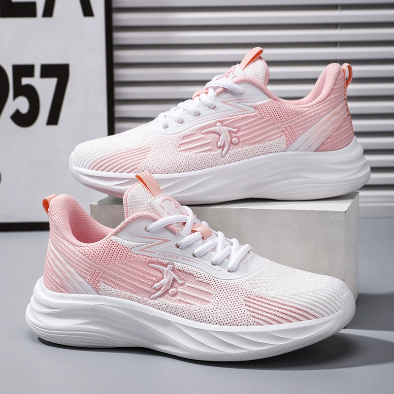 Брендовая женская обувь, легкие кроссовки, новые дышащие кроссовки весны 2025 года, женская мягкая эластичная амортизирующая спортивная обувь для женщин.