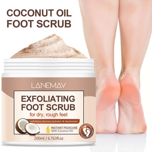 Cross Border Coconut Scrub Cleansing Moisturizing Exfoliating and Softening Dead Skin Foot Scrub